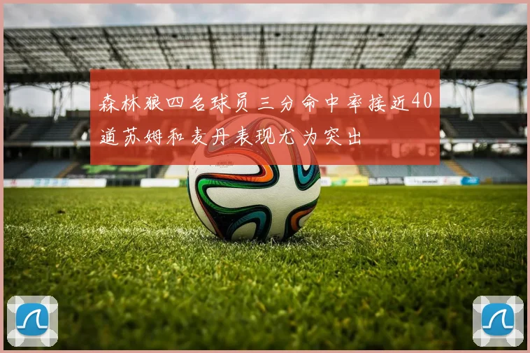 森林狼四名球员三分命中率接近40道苏姆和麦丹表现尤为突出